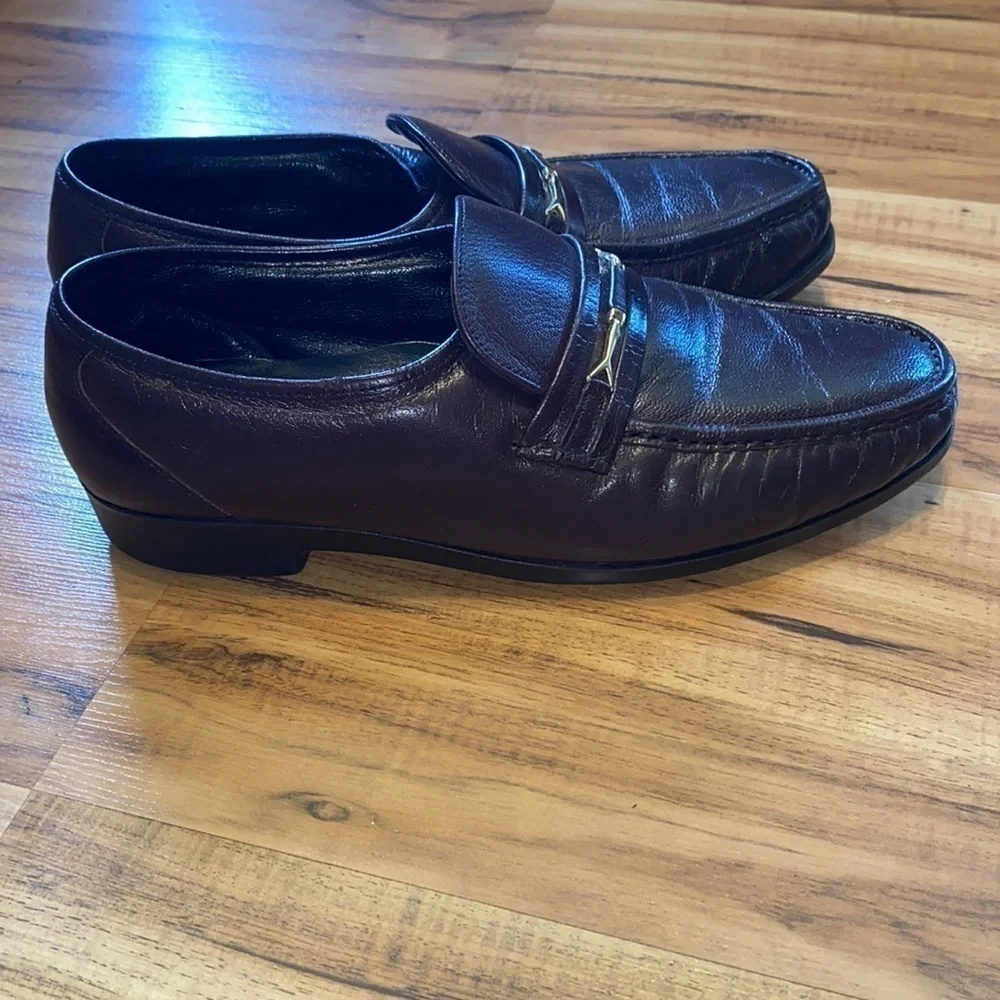 FLS Florsheim RIVA Moc Toe Bit Loafer, burgundy
